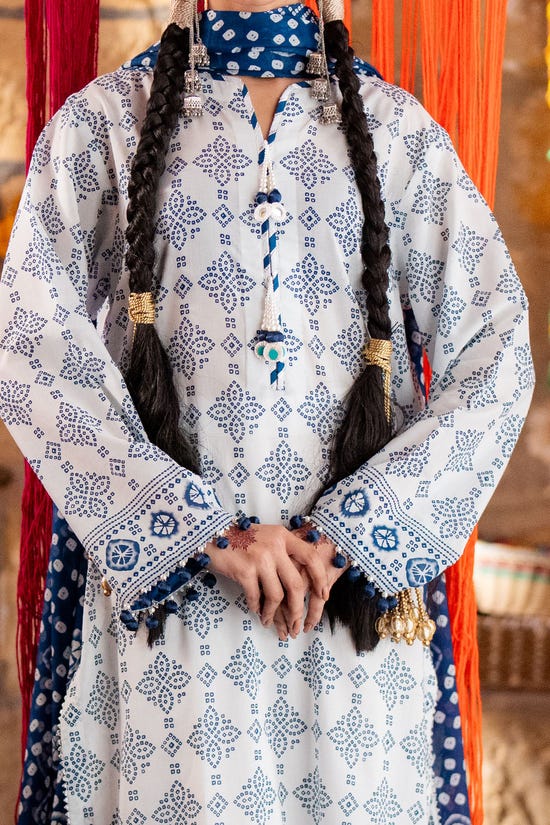 3 Piece Unstitched Printed Lawn Suit CL-42316 B