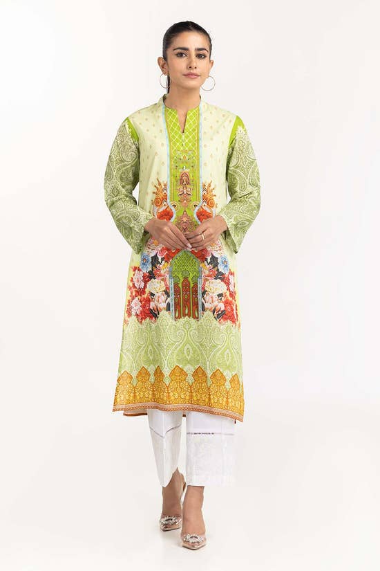 Digital Printed Cambric Shirt GLS-22-252