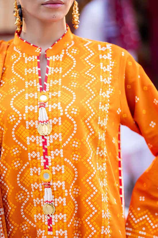 3 Piece Unstitched Printed Lawn Suit CL-52399 A