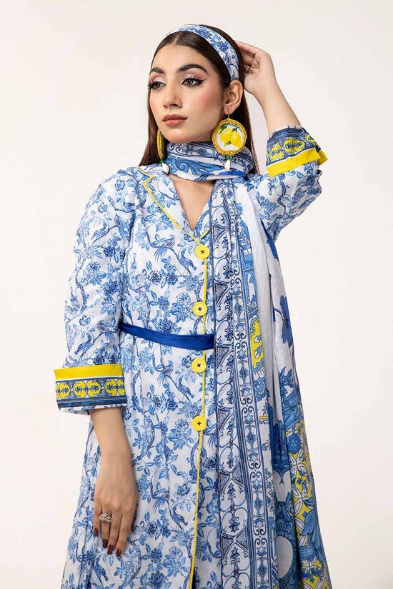 2 Piece Unstitched Printed Lawn Suit TL-42037