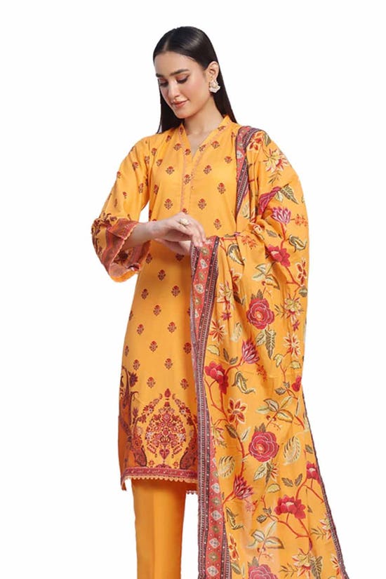 3 Piece Unstitched Printed Lawn Suit CLP-42145
